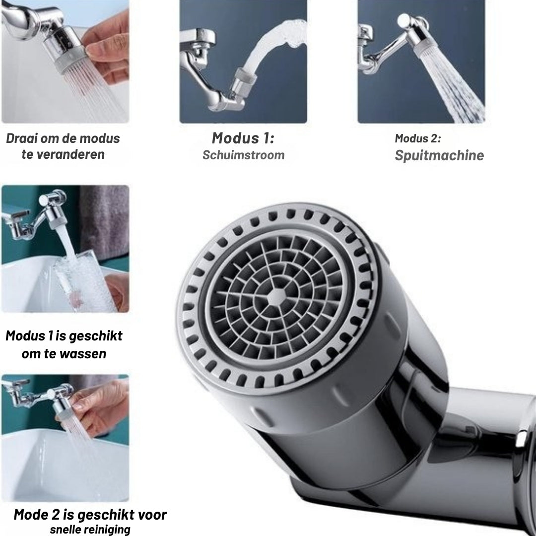 FlexiFlow – Slimme draaibare kraanverlenging