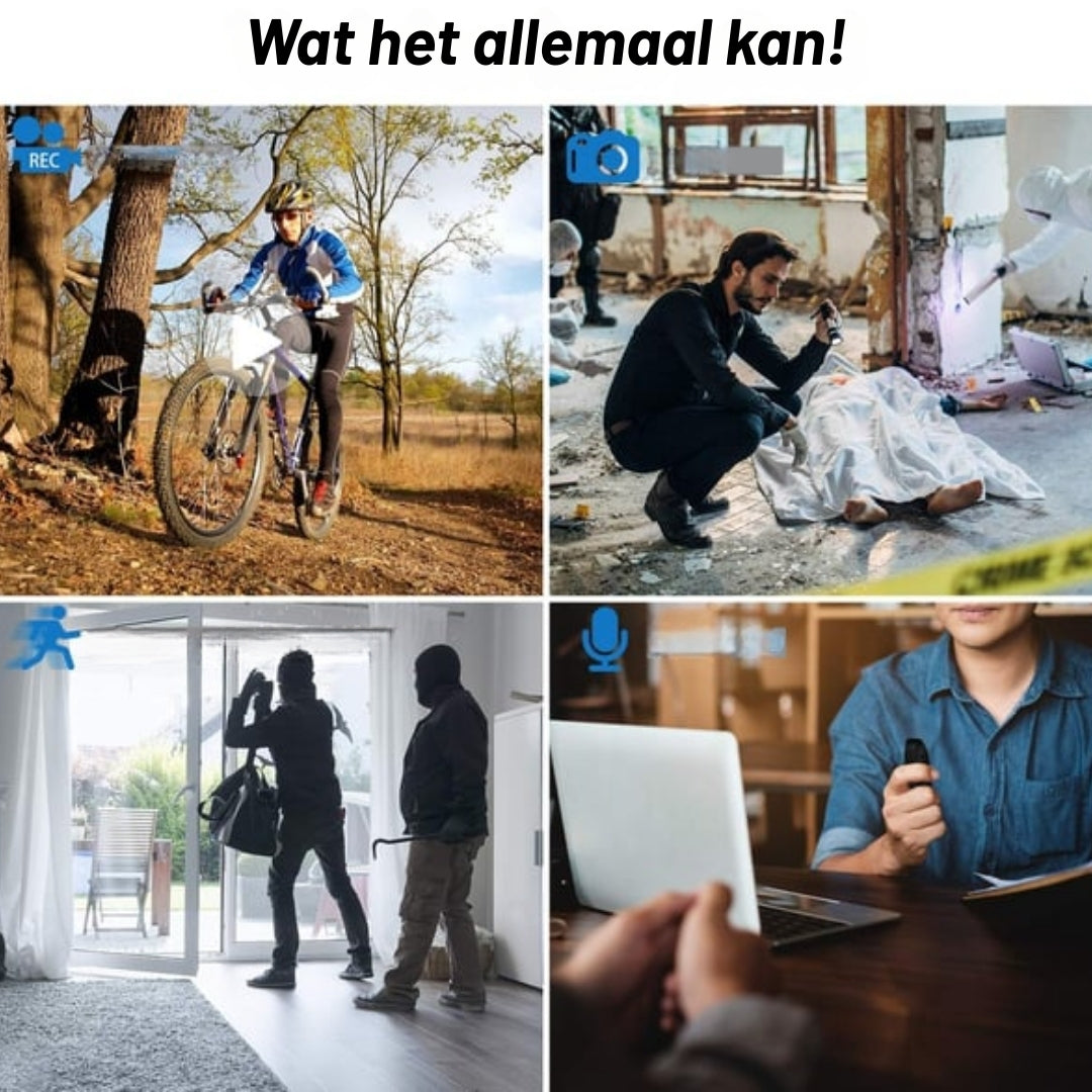 SafeSight MiniCam – Altijd bewijs of herinnering bij de hand