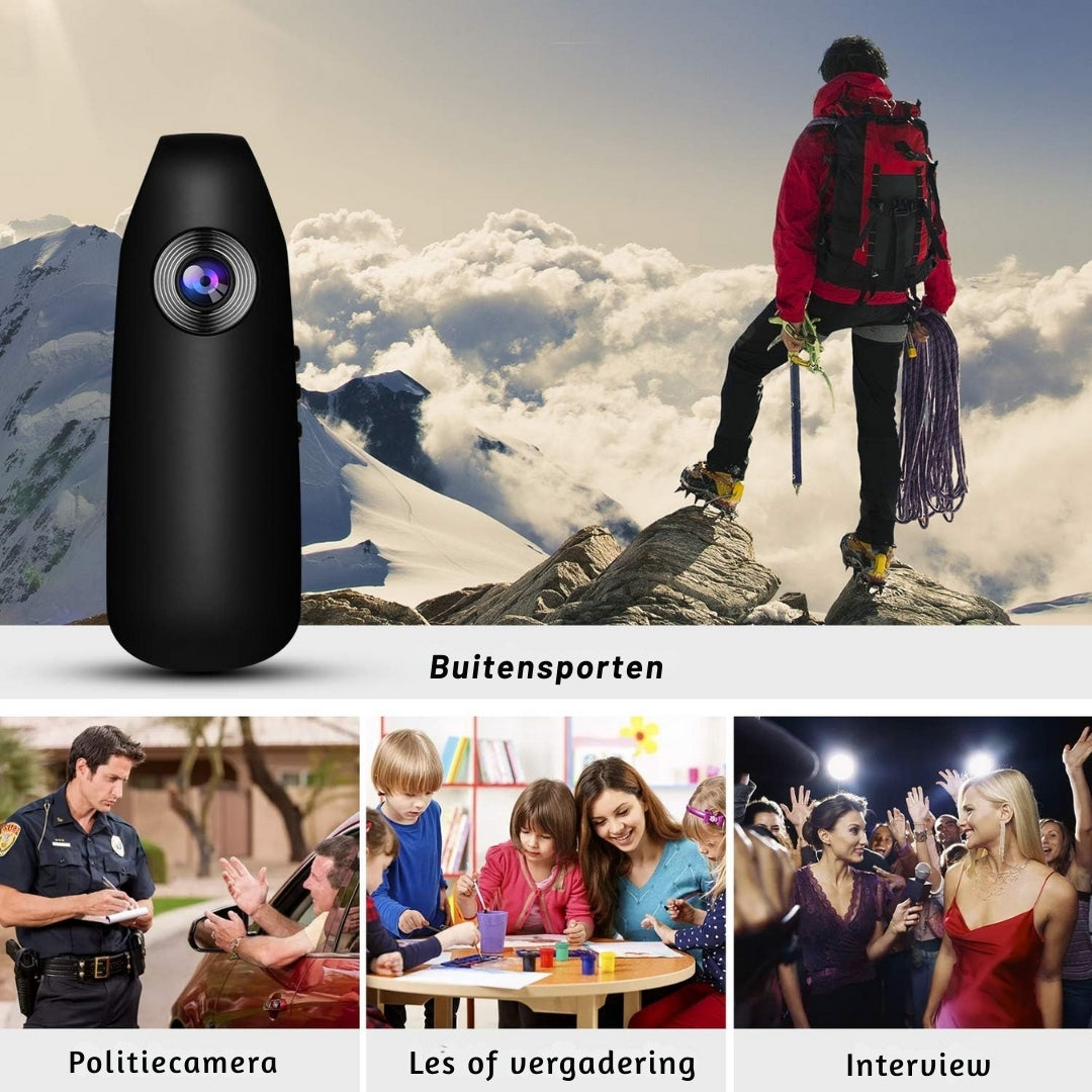 SafeSight MiniCam – Altijd bewijs of herinnering bij de hand