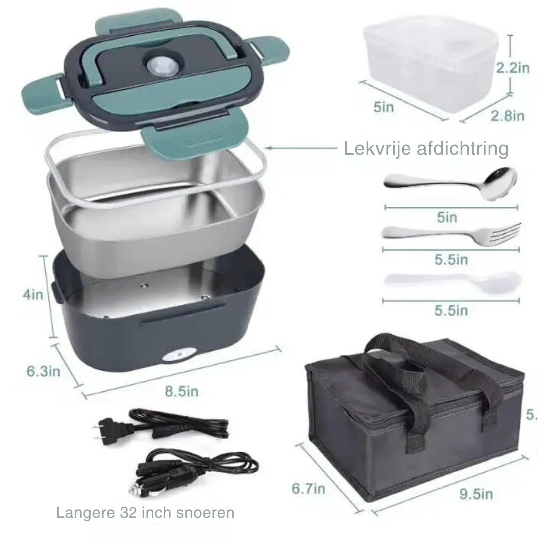 HeatBox – Jouw Draagbare Elektrische Lunchbox