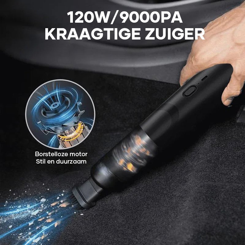 DustMaster Mini – Krachtig. Compact. Altijd Schoon.