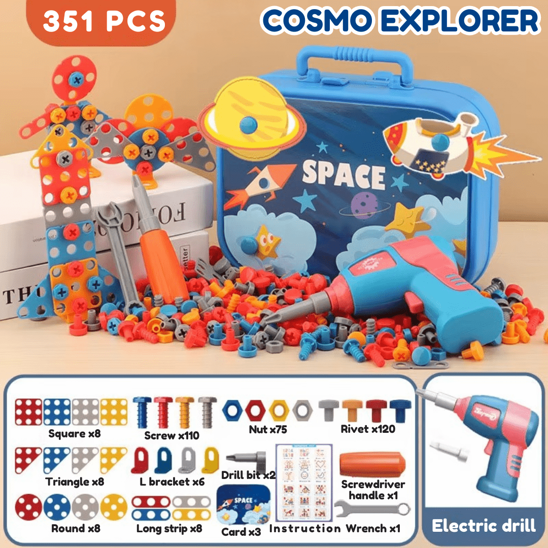 MiniMaker Gereedschapsset – Bouwplezier voor Slimme Handjes