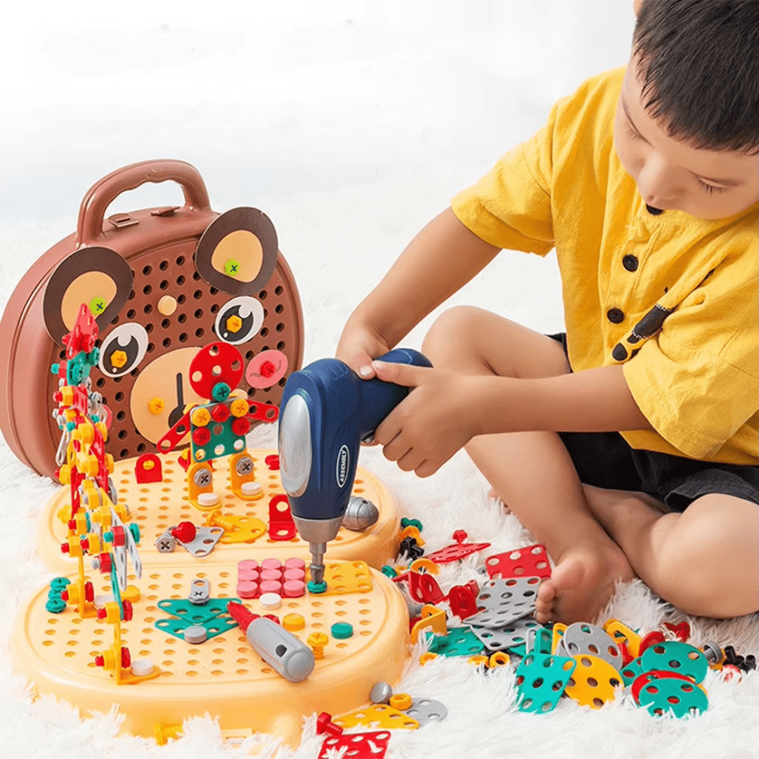 MiniMaker Gereedschapsset – Bouwplezier voor Slimme Handjes