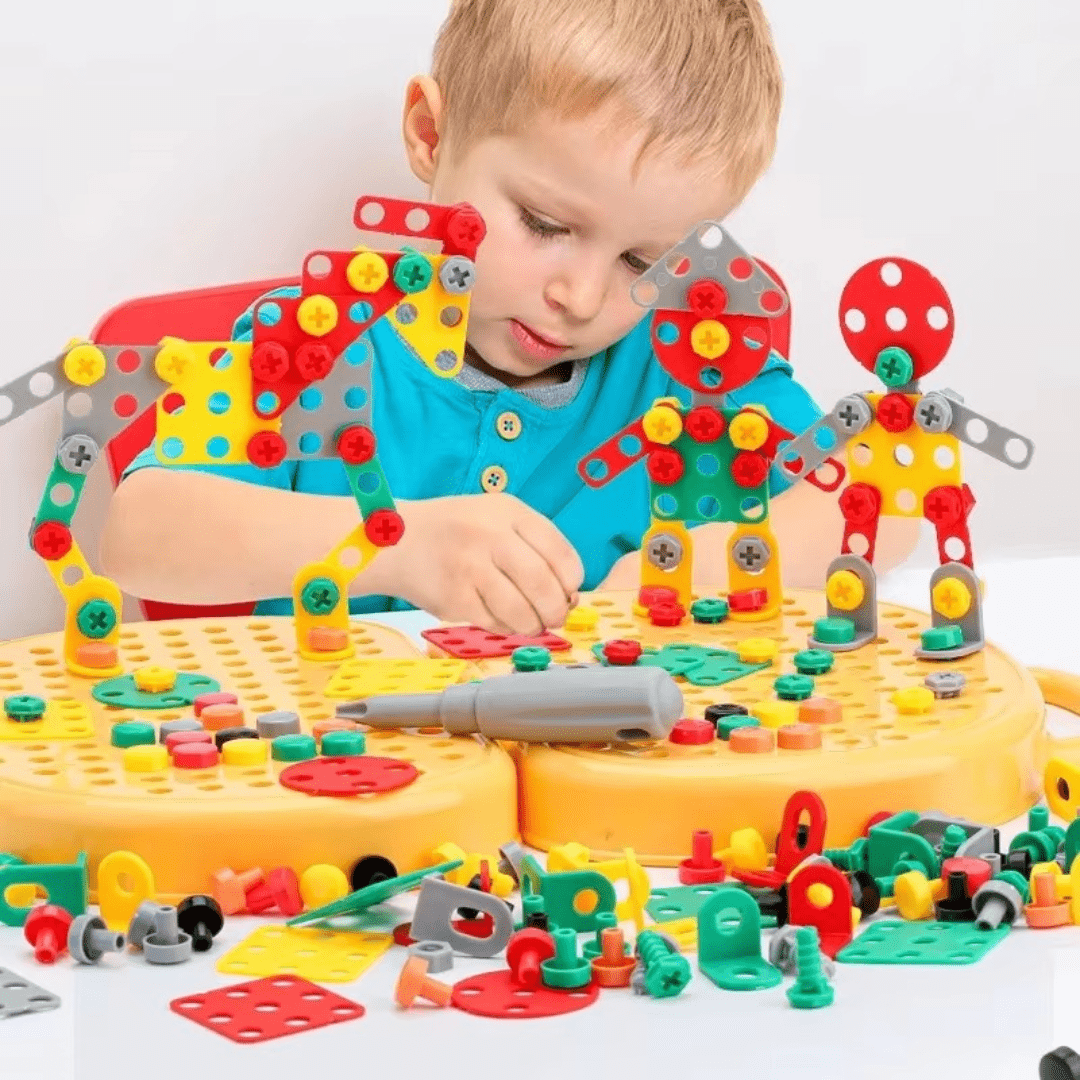 MiniMaker Gereedschapsset – Bouwplezier voor Slimme Handjes