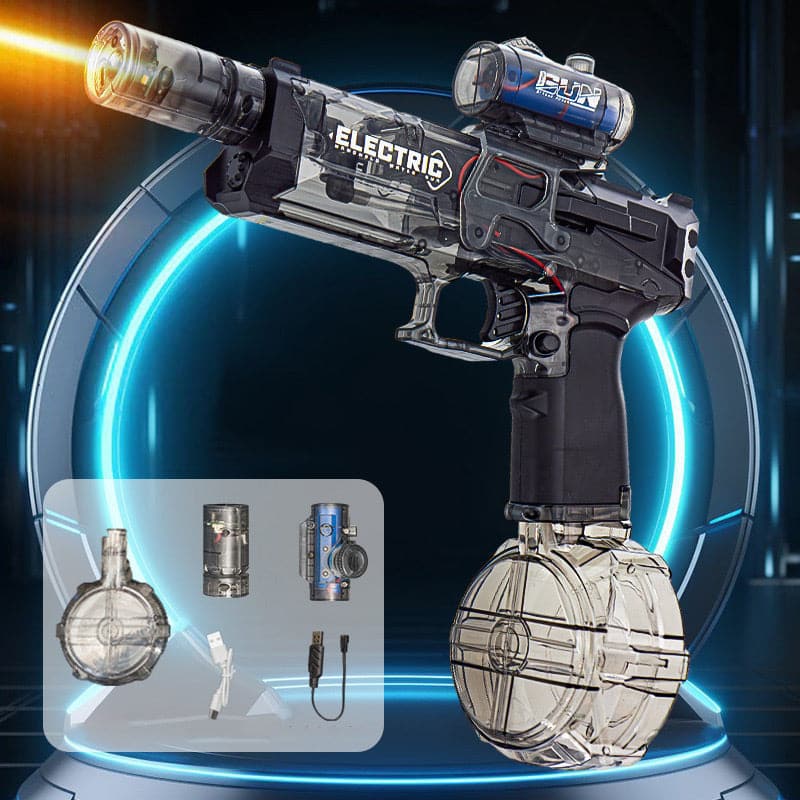 HydroStrike Pro Automatisch Waterpistool met Verre Bereik en LED Verlichting