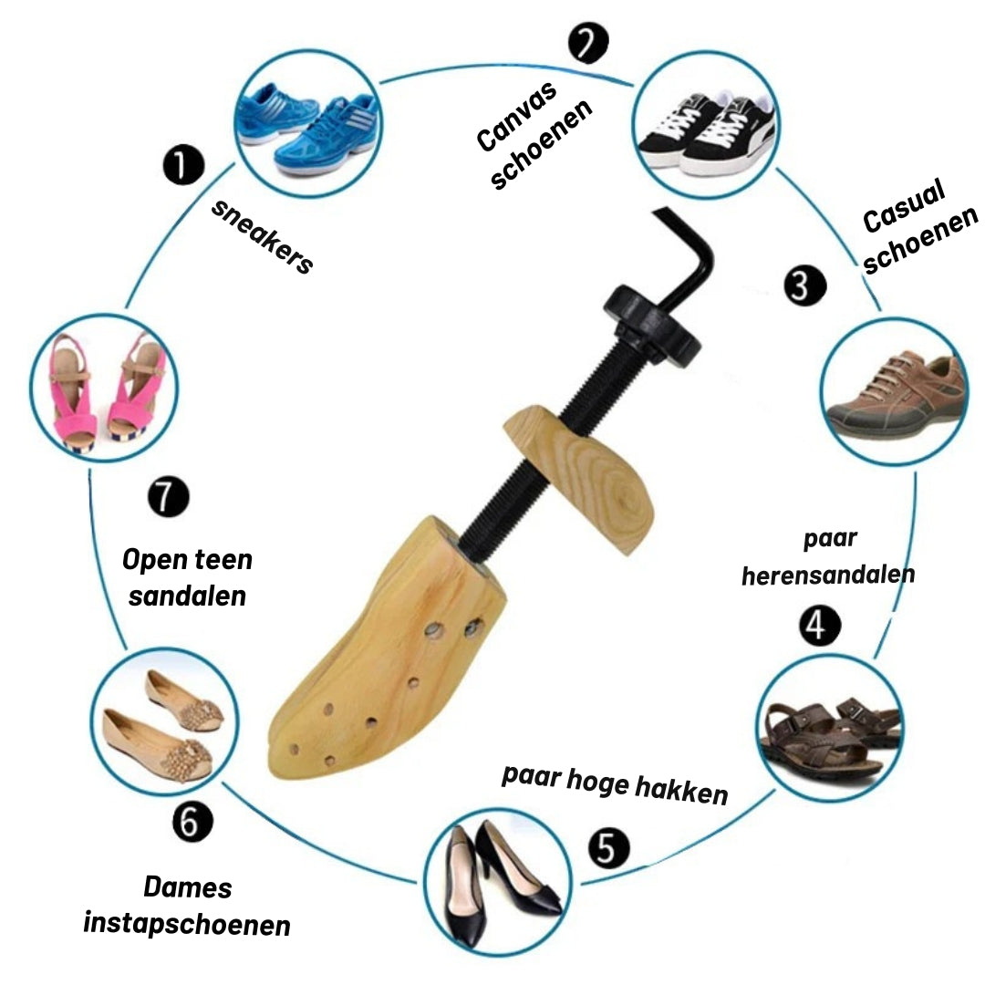 ShoeStretcher Pro – Maak Elke Schoen Comfortabel, Zonder Gedoe